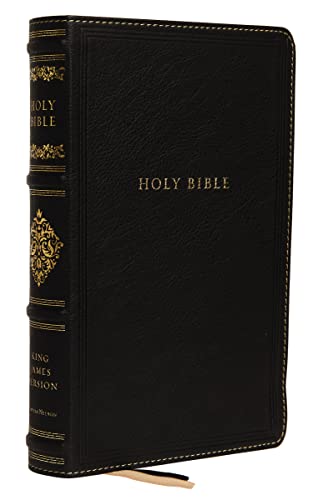 KJV, Personal Size Reference Bible, Sovereign Collection, Genuine Leather, Black, Red Letter, Comfort Print: Holy Bible, King James Version KJV, Personal Size Reference Bible, Sovereign Collection, Genuine Leather, Black, Red Letter, Comfort Print: Holy Bible, King James Version