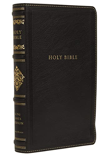 KJV, Personal Size Reference Bible, Sovereign Collection, Leathersoft, Black, Red Letter, Thumb Indexed, Comfort Print: Holy Bible, King James Version KJV, Personal Size Reference Bible, Sovereign Collection, Leathersoft, Black, Red Letter, Thumb Indexed, Comfort Print: Holy Bible, King James Version
