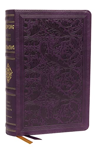 KJV, Personal Size Reference Bible, Sovereign Collection, Leathersoft, Purple, Red Letter, Comfort Print: Holy Bible, King James Version