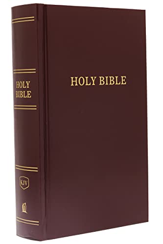 KJV, Pew Bible, Hardcover, Burgundy, Red Letter, Comfort Print: Holy Bible, King James Version KJV, Pew Bible, Hardcover, Burgundy, Red Letter, Comfort Print: Holy Bible, King James Version