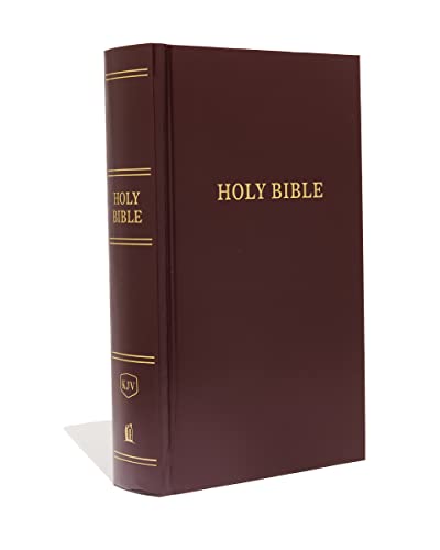 KJV, Pew Bible, Large Print, Hardcover, Burgundy, Red Letter, Comfort Print: Holy Bible, King James Version