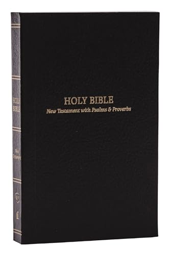 KJV Holy Bible: Pocket New Testament with Psalms and Proverbs, Black Softcover, Red Letter, Comfort Print: King James Version: KJV, New Testament With ... Proverbs, Black, Red Letter, Comfort Print