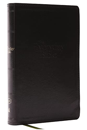 KJV, The Everyday Bible, Black Leathersoft, Red Letter, Comfort Print: 365 Daily Readings Through the Whole Bible von Thomas Nelson