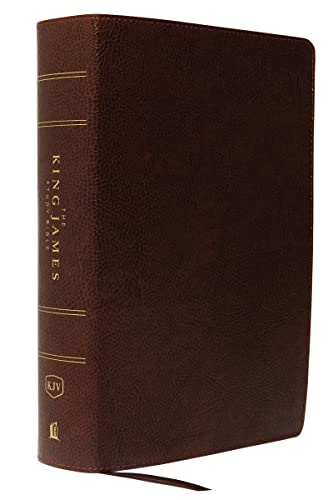 KJV, The King James Study Bible, Bonded Leather, Brown, Red Letter, Full-Color Edition: Holy Bible, King James Version