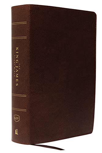 KJV, The King James Study Bible, Bonded Leather, Brown, Thumb Indexed, Red Letter, Full-Color Edition: Holy Bible, King James Version KJV, The King James Study Bible, Bonded Leather, Brown, Thumb Indexed, Red Letter, Full-Color Edition: Holy Bible, King James Version