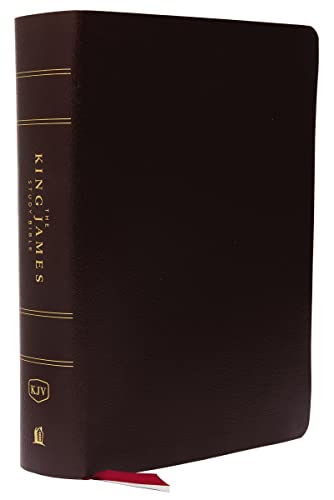 KJV, The King James Study Bible, Bonded Leather, Burgundy, Thumb Indexed, Red Letter, Full-Color Edition: Holy Bible, King James Version KJV, The King James Study Bible, Bonded Leather, Burgundy, Thumb Indexed, Red Letter, Full-Color Edition: Holy Bible, King James Version