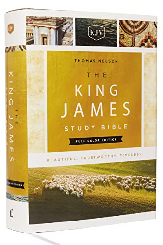 The King James Study Bible, Full-Color Edition, Cloth-bound Hardcover, Red Letter: KJV Holy Bible The King James Study Bible, Full-Color Edition, Cloth-bound Hardcover, Red Letter: KJV Holy Bible