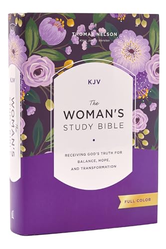 KJV, The Woman's Study Bible, Hardcover, Red Letter, Full-Color Edition, Comfort Print: Receiving God's Truth for Balance, Hope, and Transformation von Thomas Nelson