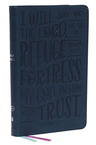 KJV Holy Bible: Thinline Youth Edition, Teal Leathersoft, Red Letter, Comfort Print: King James Version (Verse Art Cover Collection): Holy Bible, King James Version