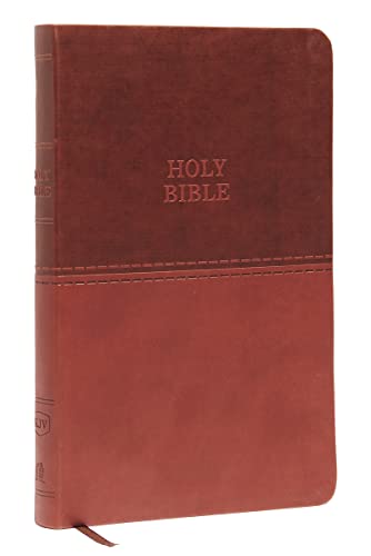 KJV Holy Bible: Value Thinline, Brown Leathersoft, Red Letter, Comfort Print: King James Version: Holy Bible, King James Version von Thomas Nelson