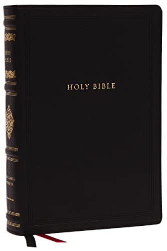 KJV, Wide-Margin Reference Bible, Sovereign Collection, Leathersoft, Black, Red Letter, Comfort Print: Holy Bible, King James Version von Thomas Nelson