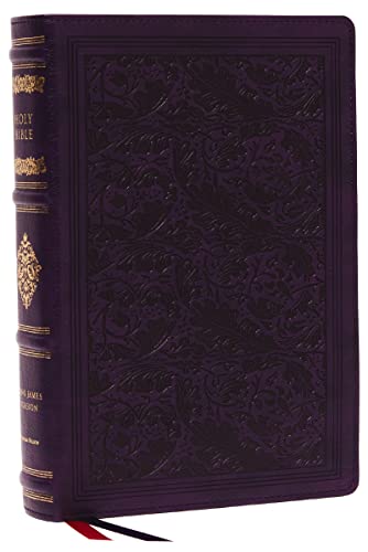 KJV, Wide-Margin Reference Bible, Sovereign Collection, Leathersoft, Purple, Red Letter, Comfort Print: Holy Bible, King James Version (The Sovereign Collection) von Thomas Nelson