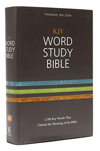 KJV, Word Study Bible, Hardcover, Red Letter: 1,700 Key Words that Unlock the Meaning of the Bible