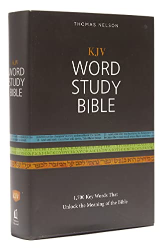 KJV, Word Study Bible, Hardcover, Red Letter: 1,700 Key Words that Unlock the Meaning of the Bible KJV, Word Study Bible, Hardcover, Red Letter: 1,700 Key Words that Unlock the Meaning of the Bible