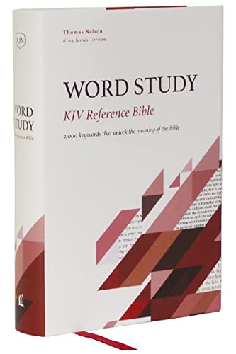 KJV, Word Study Reference Bible, Hardcover, Red Letter, Thumb Indexed, Comfort Print: 2,000 Keywords that Unlock the Meaning of the Bible KJV, Word Study Reference Bible, Hardcover, Red Letter, Thumb Indexed, Comfort Print: 2,000 Keywords that Unlock the Meaning of the Bible von Thomas Nelson
