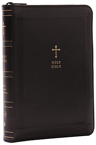 KJV Holy Bible: Compact with 43,000 Cross References, Black Leathersoft with zipper, Red Letter, Comfort Print: King James Version: Holy Bible, King James Version KJV Holy Bible: Compact with 43,000 Cross References, Black Leathersoft with zipper, Red Letter, Comfort Print: King James Version: Holy Bible, King James Version