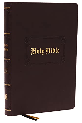 KJV Holy Bible: Large Print with 53,000 Center-Column Cross References, Brown Leathersoft, Red Letter, Comfort Print: King James Version: Holy Bible, King James Version von Thomas Nelson