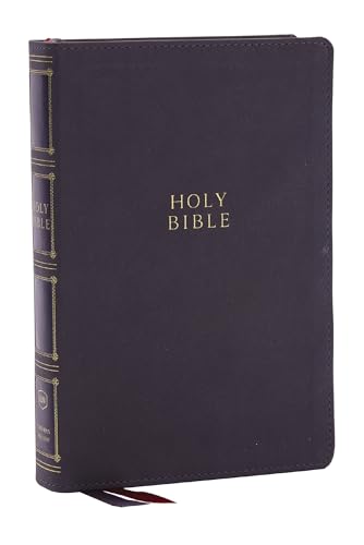 KJV Holy Bible: Compact Bible with 43,000 Center-Column Cross References, Gray Leathersoft, Red Letter, Comfort Print: King James Version: King James ... Leathersoft, Gray, Red Letter, Comfort Print