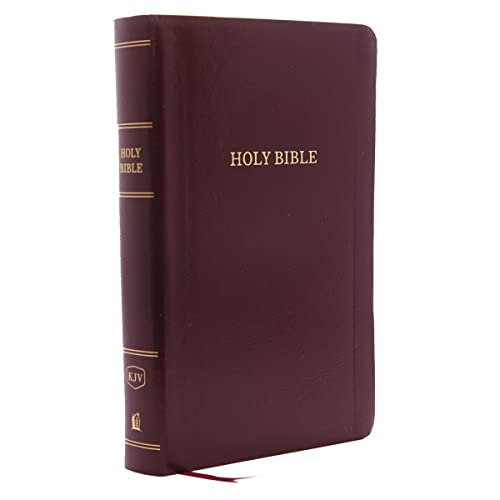 KJV Holy Bible: Personal Size Giant Print with 43,000 Cross References, Burgundy Leather-Look, Red Letter, Comfort Print: King James Version KJV Holy Bible: Personal Size Giant Print with 43,000 Cross References, Burgundy Leather-Look, Red Letter, Comfort Print: King James Version