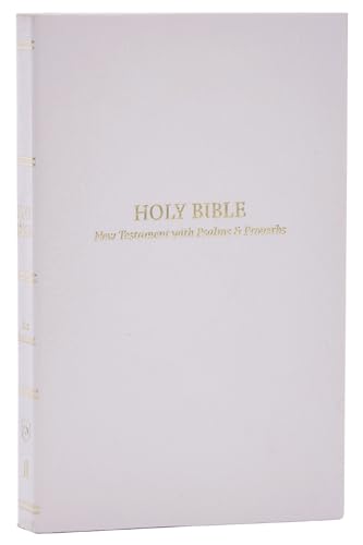 KJV Holy Bible: Pocket New Testament with Psalms and Proverbs, White Softcover, Red Letter, Comfort Print: King James Version: KJV, New Testament With ... Proverbs, White, Red Letter, Comfort Print KJV Holy Bible: Pocket New Testament with Psalms and Proverbs, White Softcover, Red Letter, Comfort Print: King James Version: KJV, New Testament With ... Proverbs, White, Red Letter, Comfort Print