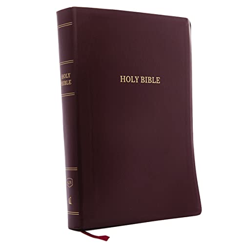 KJV Holy Bible: Super Giant Print with 43,000 Cross References, Burgundy Leather-look, Red Letter, Comfort Print: King James Version KJV Holy Bible: Super Giant Print with 43,000 Cross References, Burgundy Leather-look, Red Letter, Comfort Print: King James Version