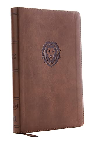 KJV Holy Bible: Thinline Youth Edition, Brown Leathersoft, Red Letter, Comfort Print: King James Version: Holy Bible, King James Version