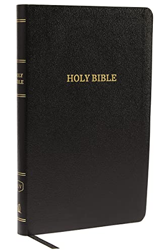 KJV Holy Bible: Thinline with Cross References, Black Bonded Leather, Red Letter, Comfort Print: King James Version KJV Holy Bible: Thinline with Cross References, Black Bonded Leather, Red Letter, Comfort Print: King James Version