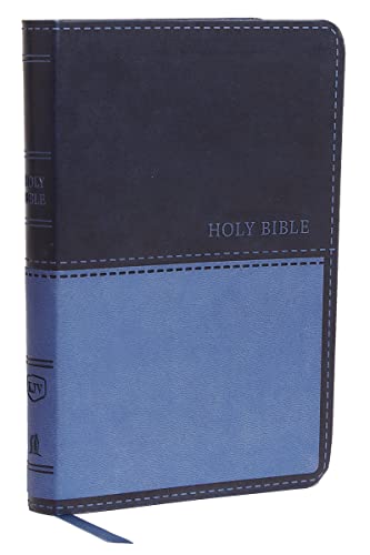 KJV Holy Bible: Value Compact Thinline, Blue Leathersoft, Red Letter, Comfort Print: King James Version: Holy Bible, King James Version