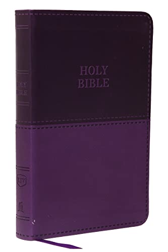 KJV Holy Bible: Value Compact Thinline, Purple Leathersoft, Red Letter, Comfort Print: King James Version: Holy Bible, King James Version KJV Holy Bible: Value Compact Thinline, Purple Leathersoft, Red Letter, Comfort Print: King James Version: Holy Bible, King James Version