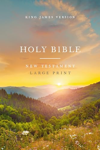 KJV Large Print Outreach New Testament Bible, Scenic Softcover, Comfort Print: King James Version Outreach New Testament, Comfort Print
