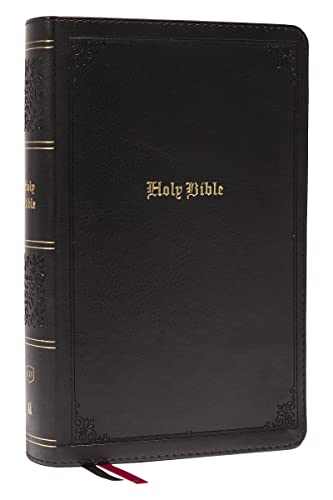 KJV Holy Bible: Large Print Single-Column with 43,000 End-of-Verse Cross References, Black Leathersoft, Personal Size, Red Letter, Comfort Print: King James Version: Holy Bible, King James Version von Thomas Nelson