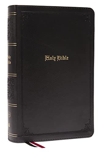 KJV Holy Bible: Large Print Single-Column with 43,000 End-of-Verse Cross References, Black Leathersoft, Personal Size, Red Letter, Comfort Print: King James Version: Holy Bible, King James Version