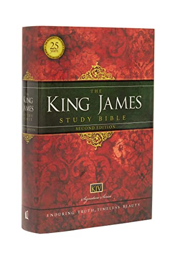 KJV Study Bible, Large Print, Hardcover, Red Letter: Second Edition