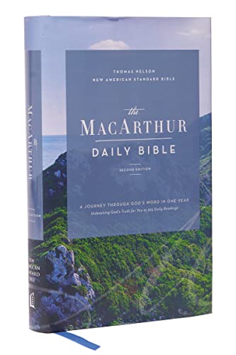 NASB, MacArthur Daily Bible, 2nd Edition, Hardcover, Comfort Print: Read the Bible in One Year with Notes from John Macarthur NASB, MacArthur Daily Bible, 2nd Edition, Hardcover, Comfort Print: Read the Bible in One Year with Notes from John Macarthur von HarperCollins Christian Pub.