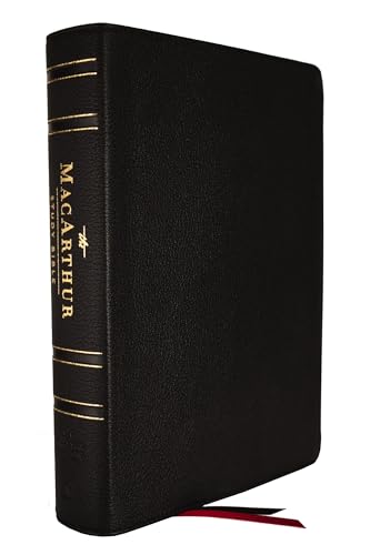 NASB, MacArthur Study Bible, 2nd Edition, Genuine Leather, Black, Comfort Print: Unleashing God's Truth One Verse at a Time NASB, MacArthur Study Bible, 2nd Edition, Genuine Leather, Black, Comfort Print: Unleashing God's Truth One Verse at a Time