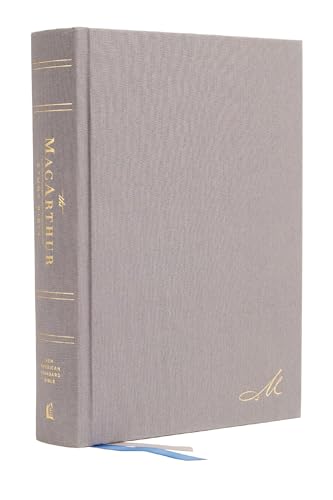 NASB, MacArthur Study Bible, 2nd Edition, Hardcover, Gray, Comfort Print: Unleashing God's Truth One Verse at a Time
