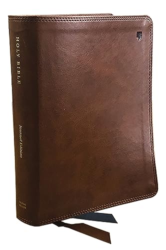 NET Bible, Journal Edition, Leathersoft, Brown, Comfort Print: Holy Bible