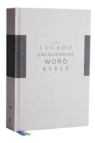 NIV, Lucado Encouraging Word Bible, Cloth over Board, Gray, Comfort Print: Holy Bible, New International Version