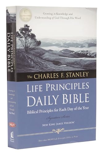 NKJV, Charles F. Stanley Life Principles Daily Bible, Paperback: Holy Bible, New King James Version NKJV, Charles F. Stanley Life Principles Daily Bible, Paperback: Holy Bible, New King James Version