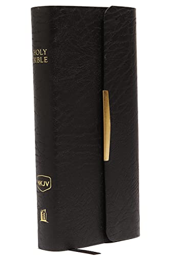 NKJV, Checkbook Bible, Compact, Bonded Leather, Black, Wallet Style, Red Letter: Holy Bible, New King James Version NKJV, Checkbook Bible, Compact, Bonded Leather, Black, Wallet Style, Red Letter: Holy Bible, New King James Version