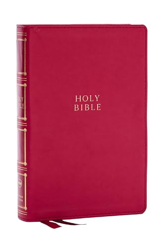 NKJV, Compact Center-Column Reference Bible, Dark Rose Leathersoft, Red Letter, Comfort Print (Thumb Indexed): Nkjv, Compact Center-column Reference ... Red Letter, Thumb Indexed, Comfort Print