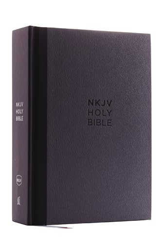 NKJV, Compact Single-Column Reference Bible, Hardcover, Gray, Comfort Print: Holy Bible, New King James Version