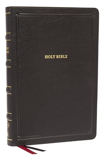 NKJV, Deluxe Thinline Reference Bible, Large Print, Leathersoft, Black, Red Letter, Comfort Print: Holy Bible, New King James Version NKJV, Deluxe Thinline Reference Bible, Large Print, Leathersoft, Black, Red Letter, Comfort Print: Holy Bible, New King James Version