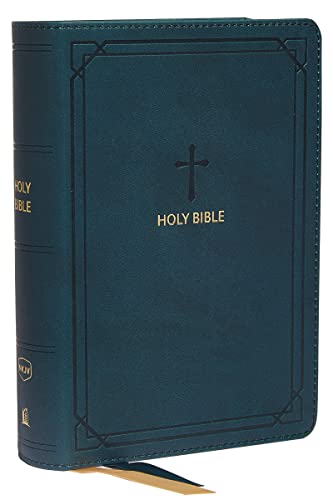 NKJV, End-of-Verse Reference Bible, Compact, Leathersoft, Teal, Red Letter, Comfort Print: Holy Bible, New King James Version NKJV, End-of-Verse Reference Bible, Compact, Leathersoft, Teal, Red Letter, Comfort Print: Holy Bible, New King James Version