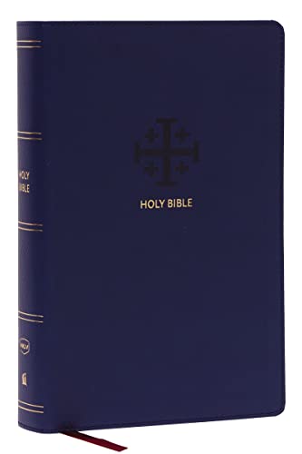 NKJV, End-of-Verse Reference Bible, Personal Size Large Print, Leathersoft, Blue, Red Letter, Comfort Print: Holy Bible, New King James Version von Thomas Nelson