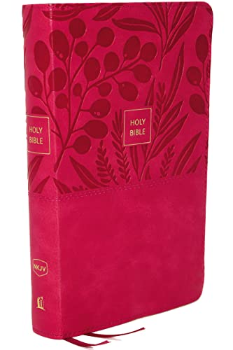 NKJV, End-of-Verse Reference Bible, Personal Size Large Print, Leathersoft, Pink, Red Letter, Comfort Print: Holy Bible, New King James Version NKJV, End-of-Verse Reference Bible, Personal Size Large Print, Leathersoft, Pink, Red Letter, Comfort Print: Holy Bible, New King James Version