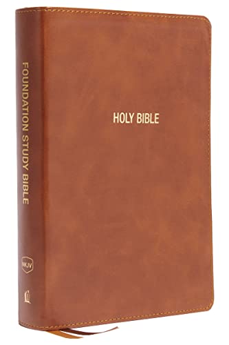 NKJV, Foundation Study Bible, Large Print, Leathersoft, Brown, Red Letter, Comfort Print: Holy Bible, New King James Version NKJV, Foundation Study Bible, Large Print, Leathersoft, Brown, Red Letter, Comfort Print: Holy Bible, New King James Version von HarperCollins Christian Pub.
