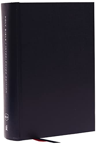 NKJV, Interleaved Bible, Journal Edition, Hardcover, Blue, Red Letter, Comfort Print: The Ultimate Bible Journaling Experience NKJV, Interleaved Bible, Journal Edition, Hardcover, Blue, Red Letter, Comfort Print: The Ultimate Bible Journaling Experience