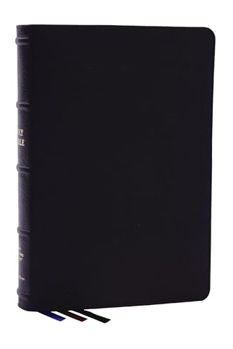 NKJV, Large Print Thinline Reference Bible, Blue Letter, Maclaren Series, Genuine Leather, Black, Comfort Print: Holy Bible, New King James Version NKJV, Large Print Thinline Reference Bible, Blue Letter, Maclaren Series, Genuine Leather, Black, Comfort Print: Holy Bible, New King James Version