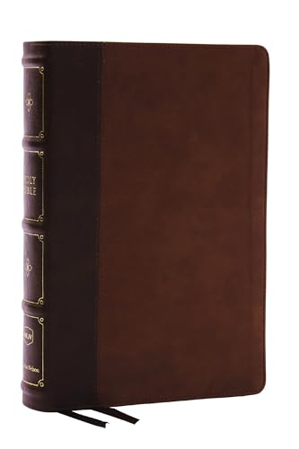 NKJV, Large Print Thinline Reference Bible, Blue Letter, Maclaren Series, Leathersoft, Brown, Comfort Print: Holy Bible, New King James Version NKJV, Large Print Thinline Reference Bible, Blue Letter, Maclaren Series, Leathersoft, Brown, Comfort Print: Holy Bible, New King James Version